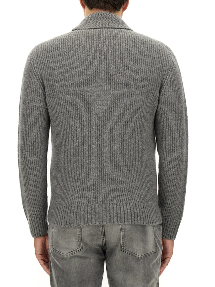 Tom Ford Men Cashmere And Silk Cardigan - 3