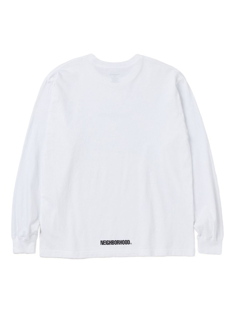NEIGHBORHOOD logo long-sleeve t-shirt outlook