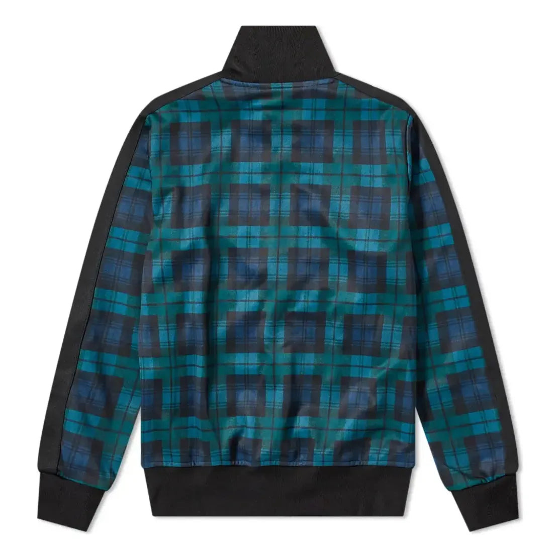 Palm Angels Black Watch Tartan Track Jacket 'Navy Green' PMBD001E20FAB0041201 - 2