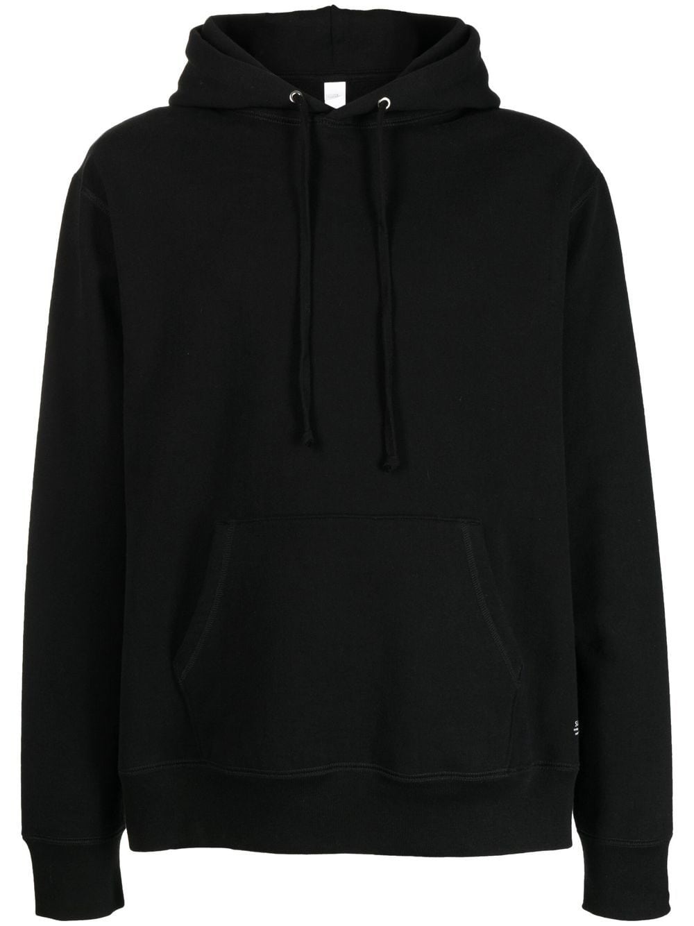 logo-print cotton hoodie - 1