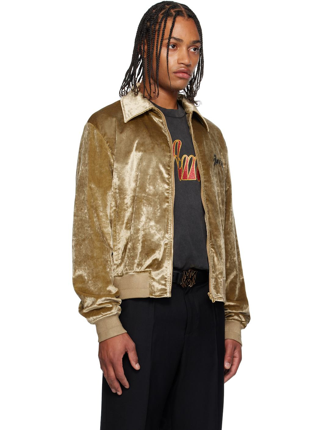 Gold Dragon Velvet Jacket - 2