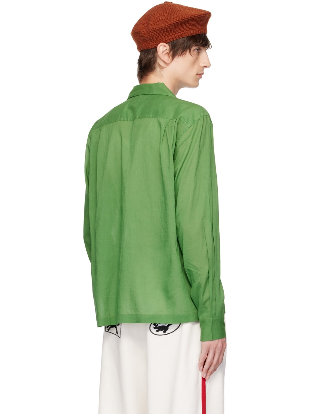 Green Boxy Shirt - 3