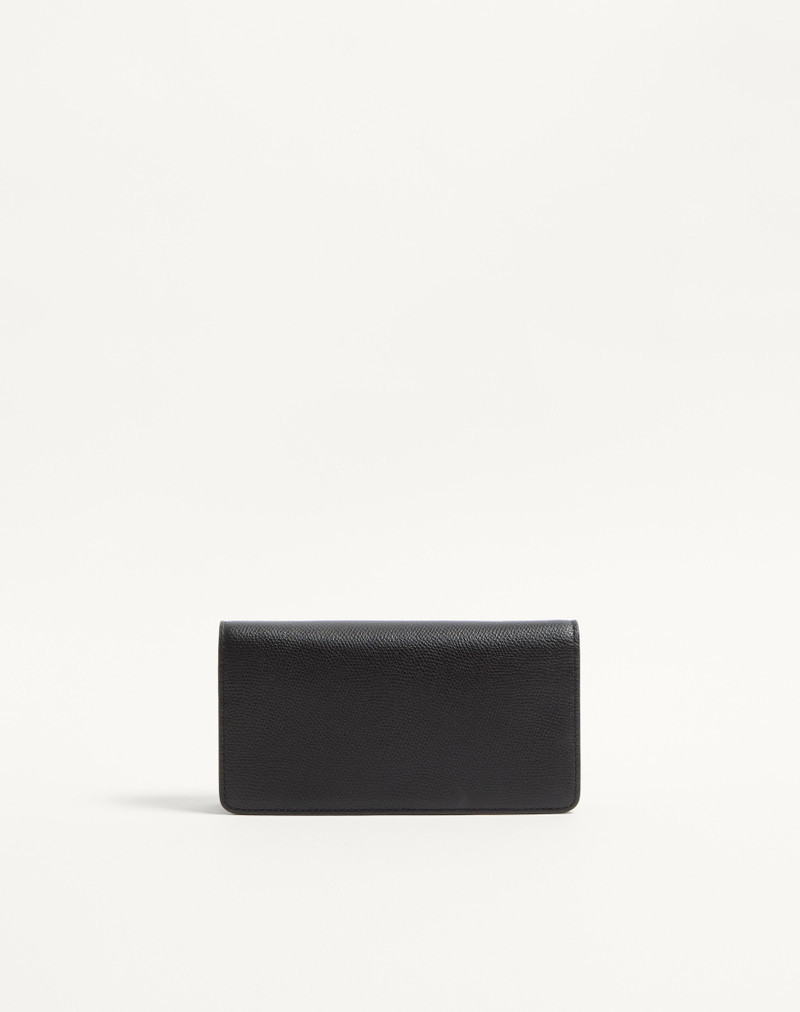 Valentino VLOGO SIGNATURE GRAINY CALFSKIN WALLET WITH CHAIN outlook