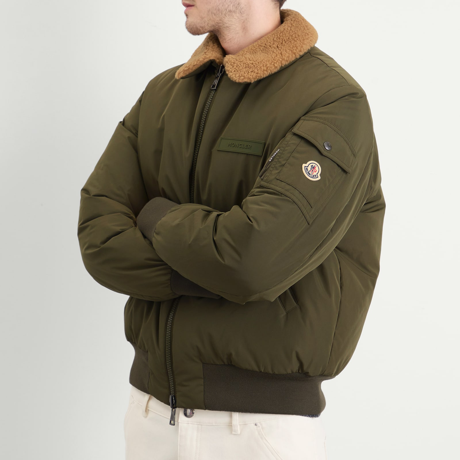 Moncler Maulevrier Bomber Reversible Teddy Jacket - 7