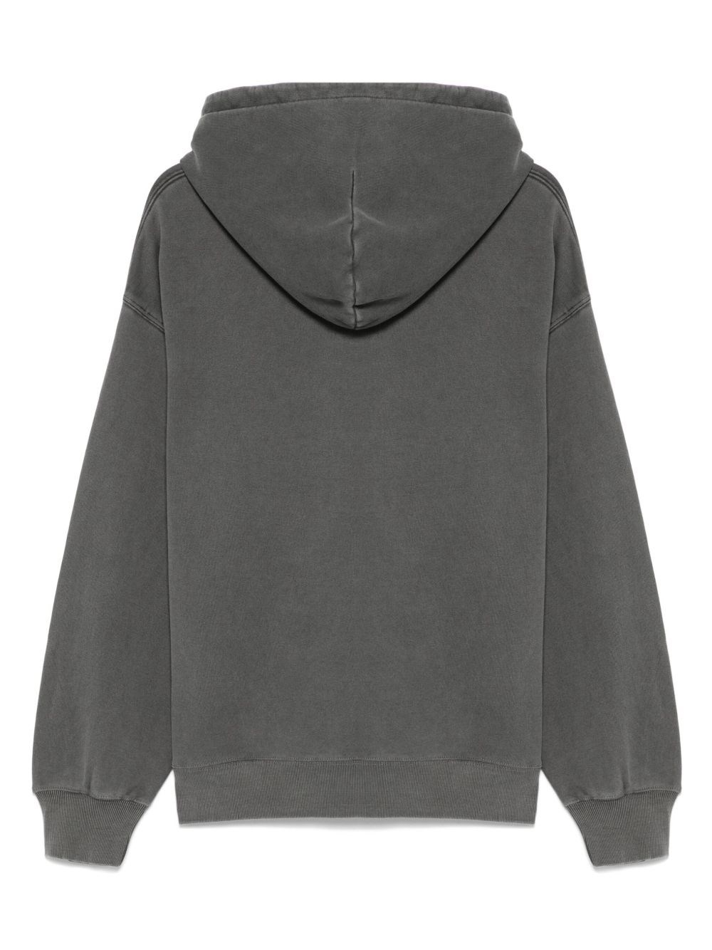 Logo cotton hoodie - 2