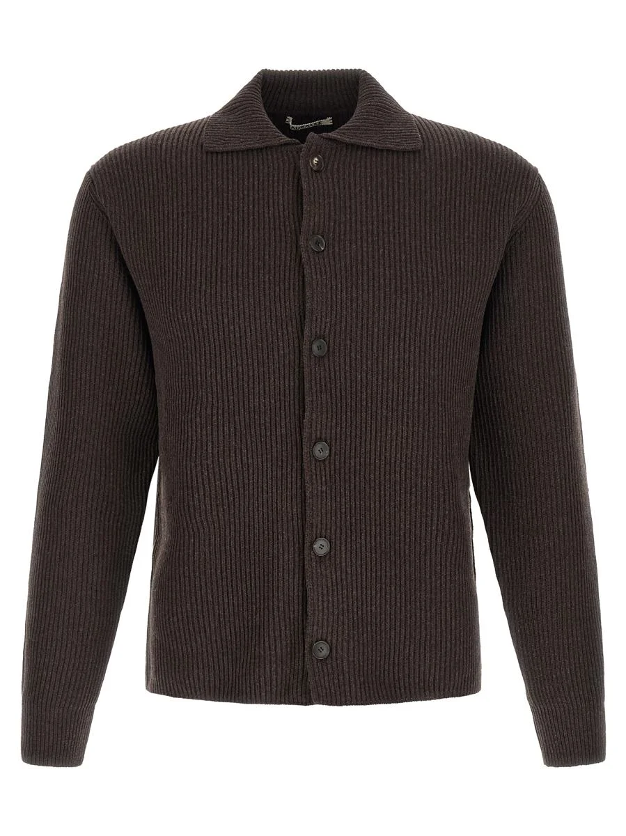 Auralee Ultra-Fine Wool Cardigan - 1