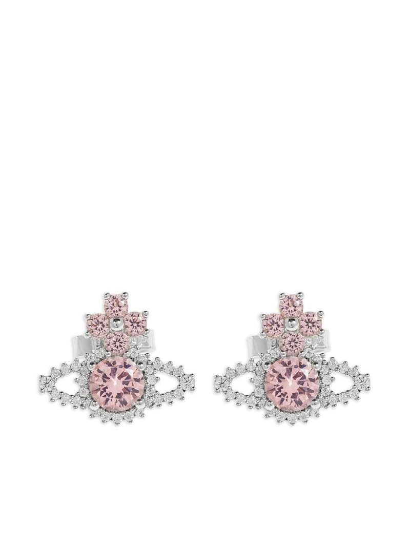Orb crystal-embellished earrings 1