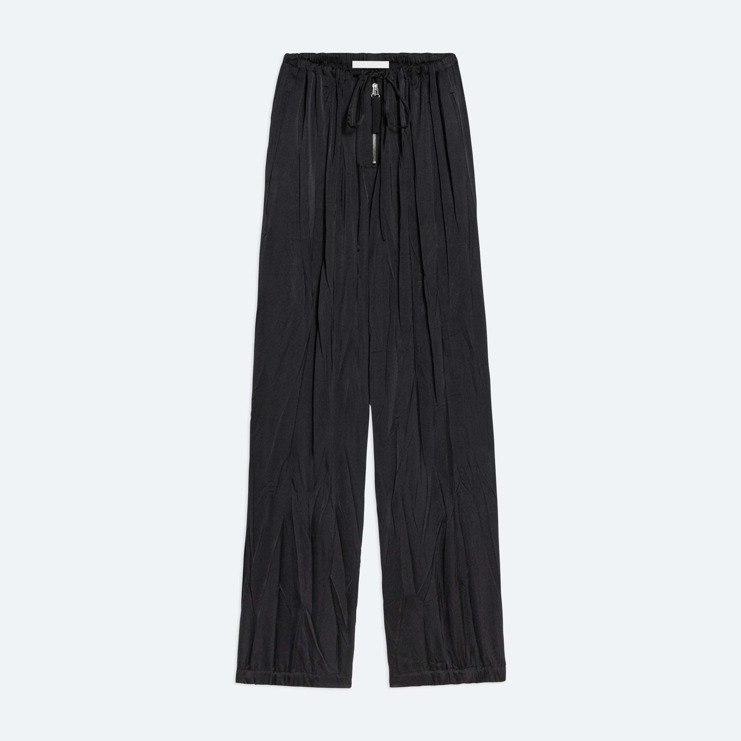 CRUSHED SATIN PANT - 1