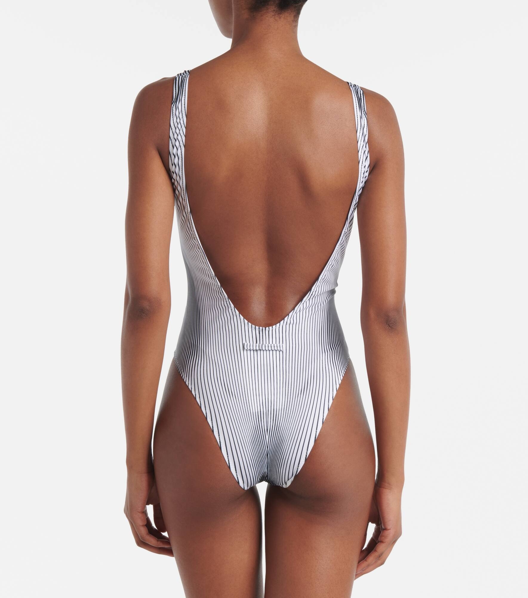 Pinstripe Body Morphing swimsuit - 3