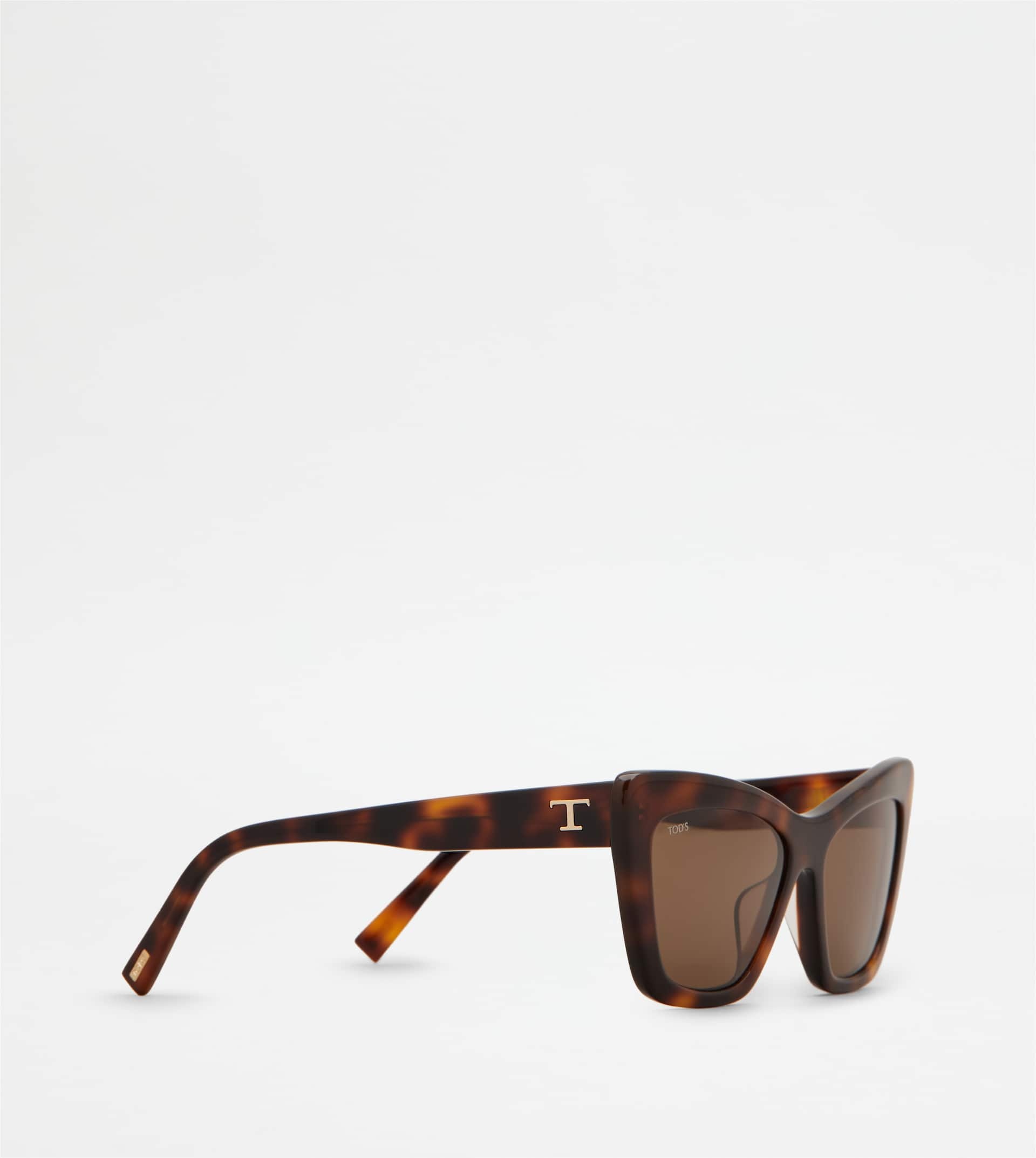 CAT-EYE SUNGLASSES - BROWN - 3