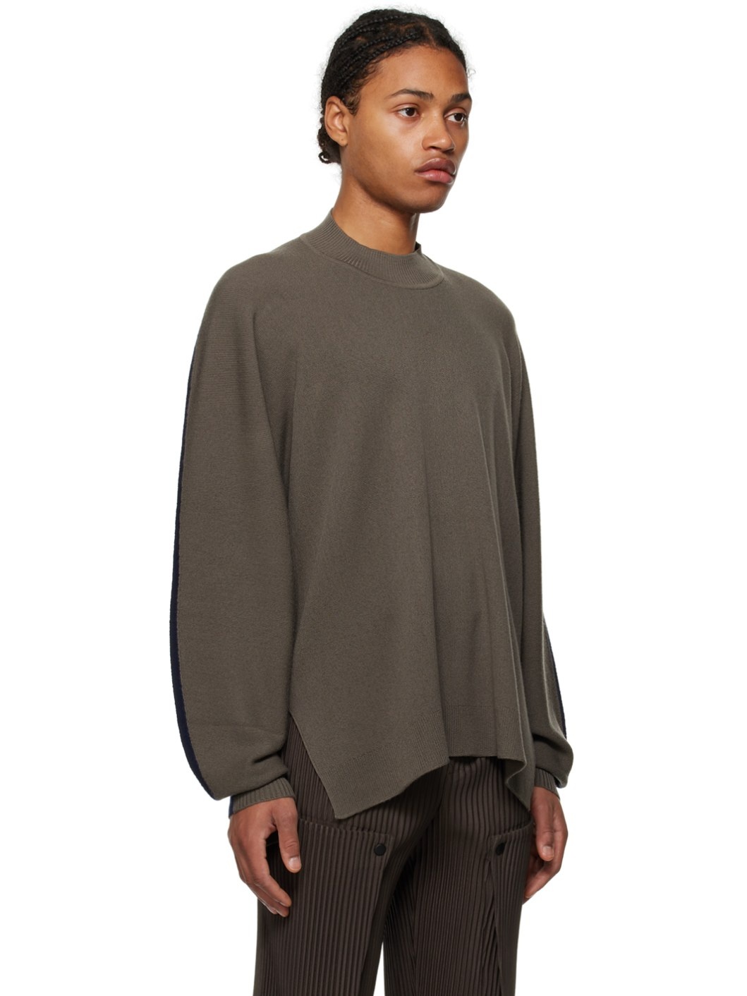 Khaki Framework Sweater - 2