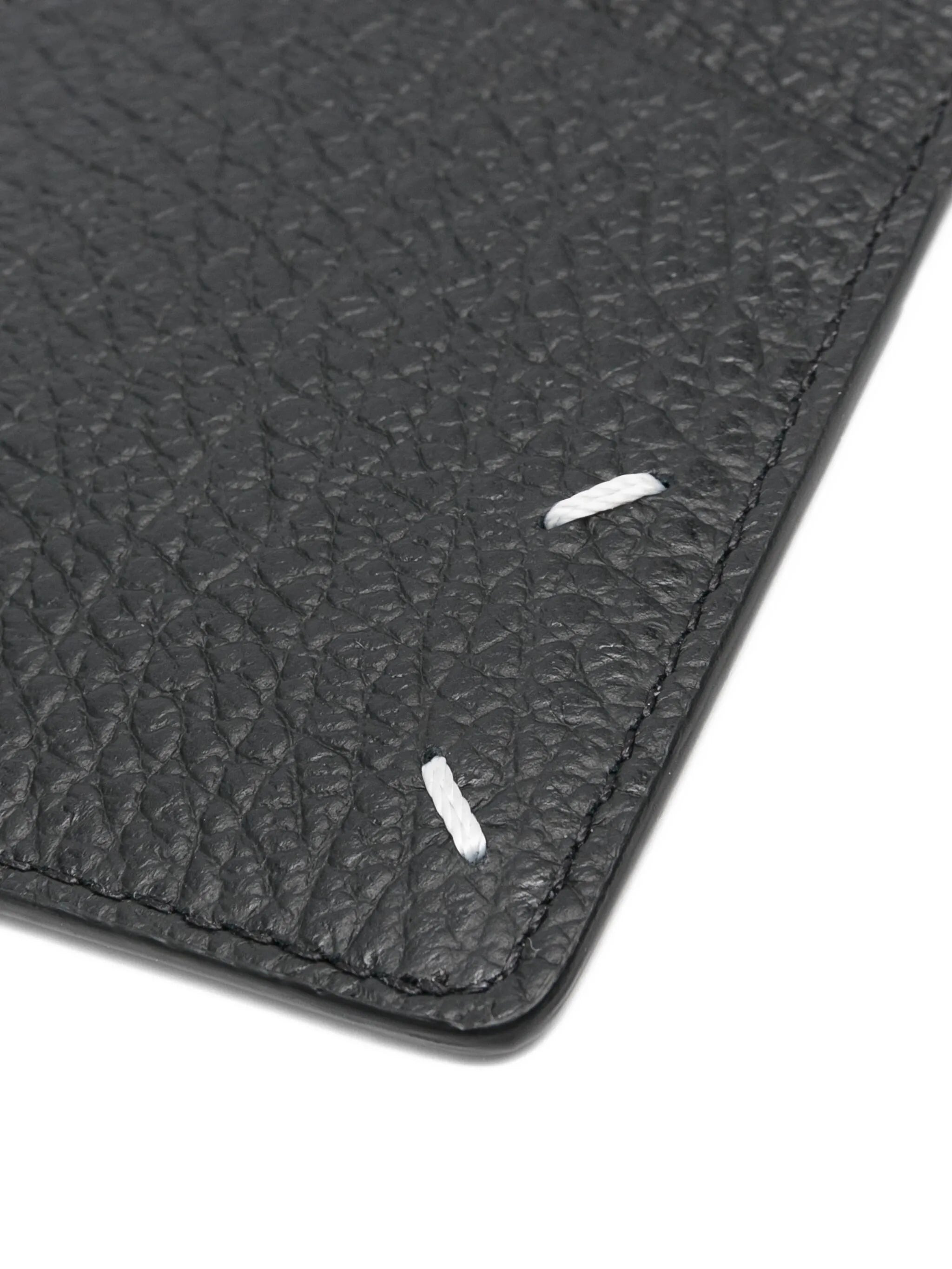 Maison Margiela Four-stitch Leather Card Holder - 3