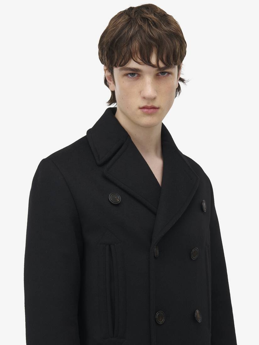 Wool Felt Peacoat - 6