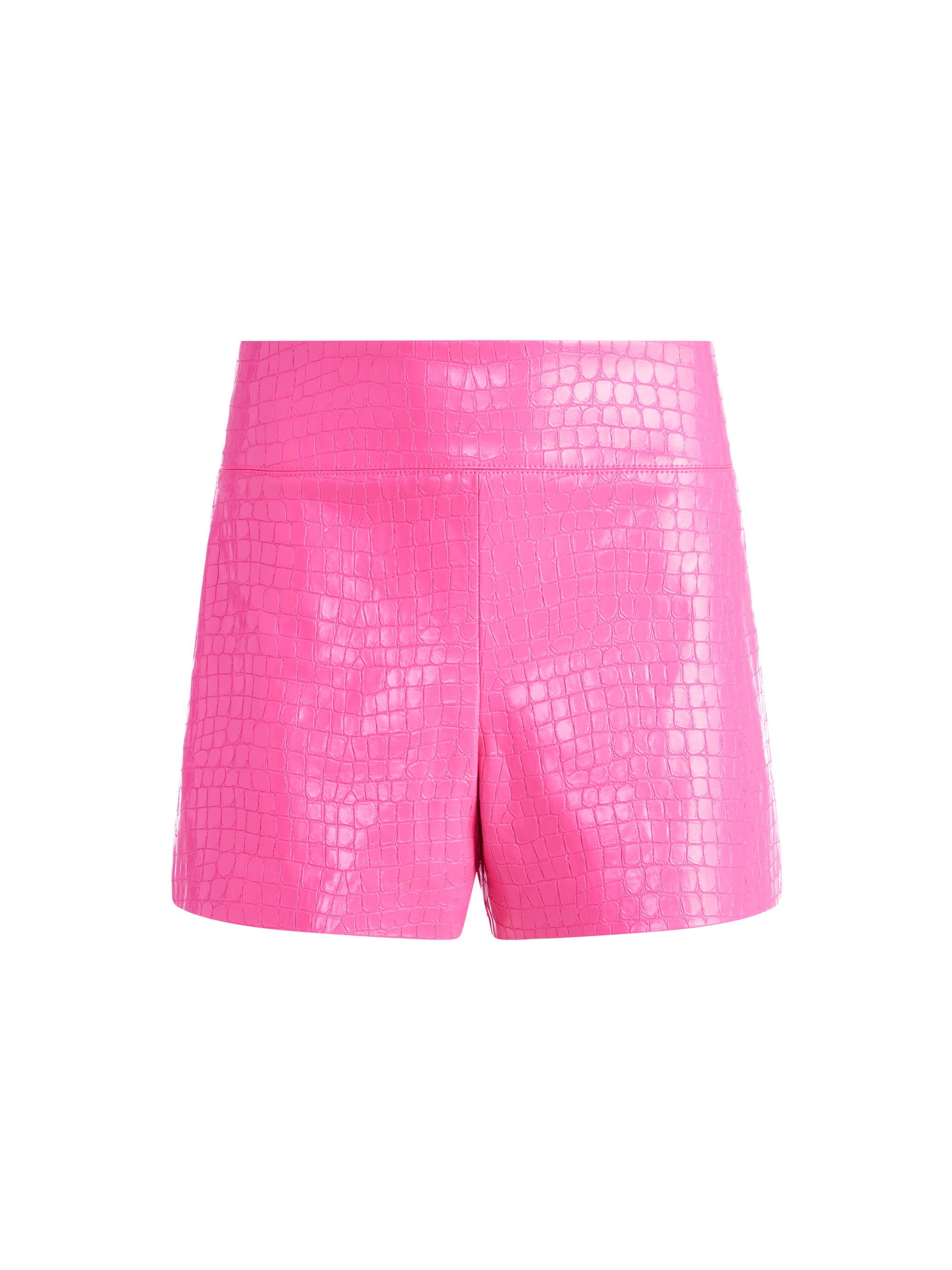 DONALD VEGAN CROC HIGH WAISTED SHORT - 1