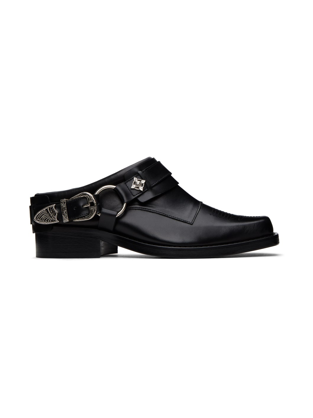 SSENSE Exclusive Black Hard Loafers - 1