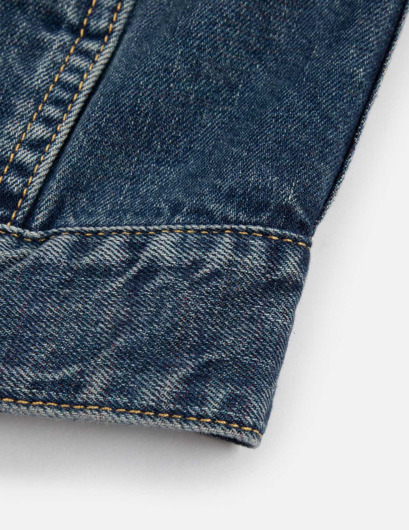 PLAYFUL GODHEAD PRINT LOOSE FIT DENIM SHIRT JACKET 12