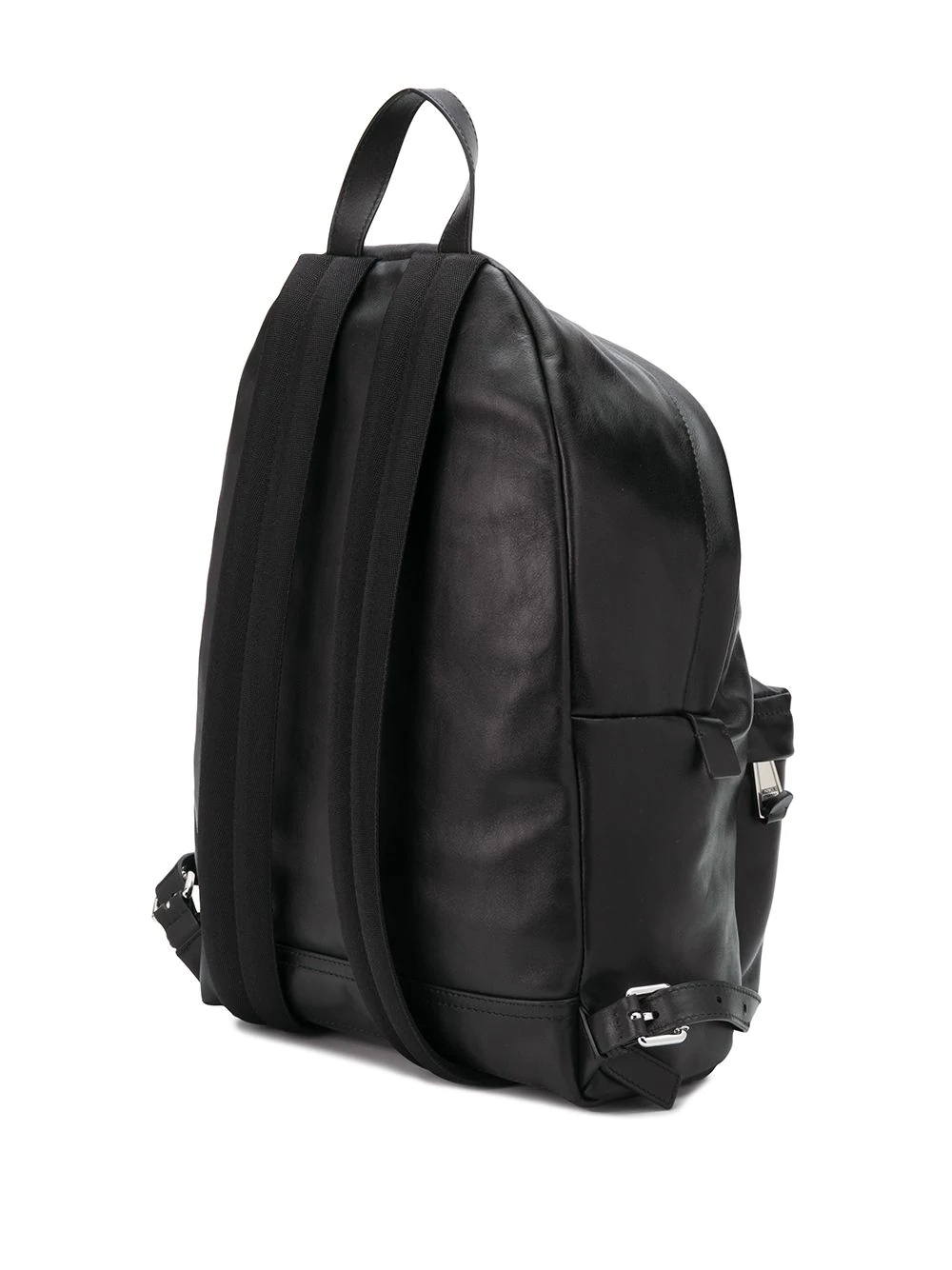 leather zip backpack - 3