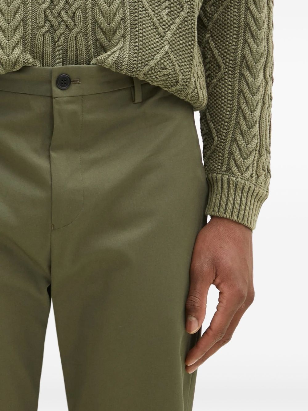 flat-front chinos - 4