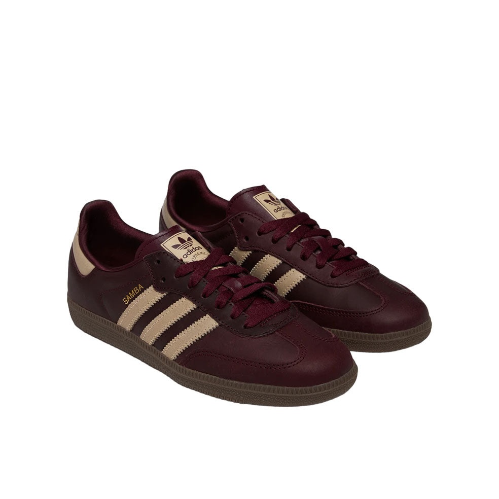 (WMNS) adidas Samba OG 'Maroon Crystal Sand' IF7004 - 2