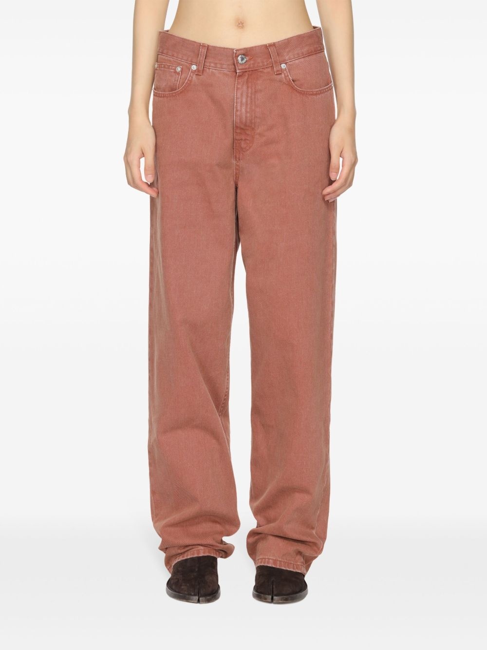 wide-leg jeans - 5