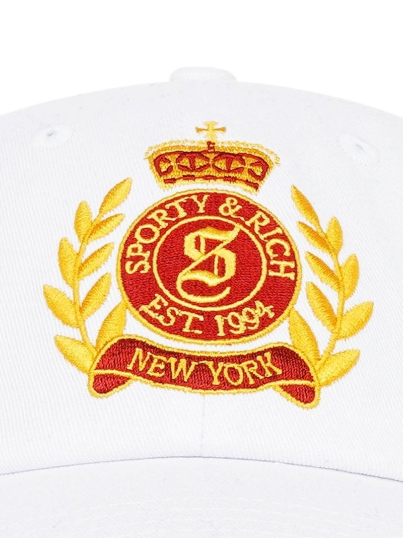 Sporty & Rich crest-embroidered baseball cap outlook