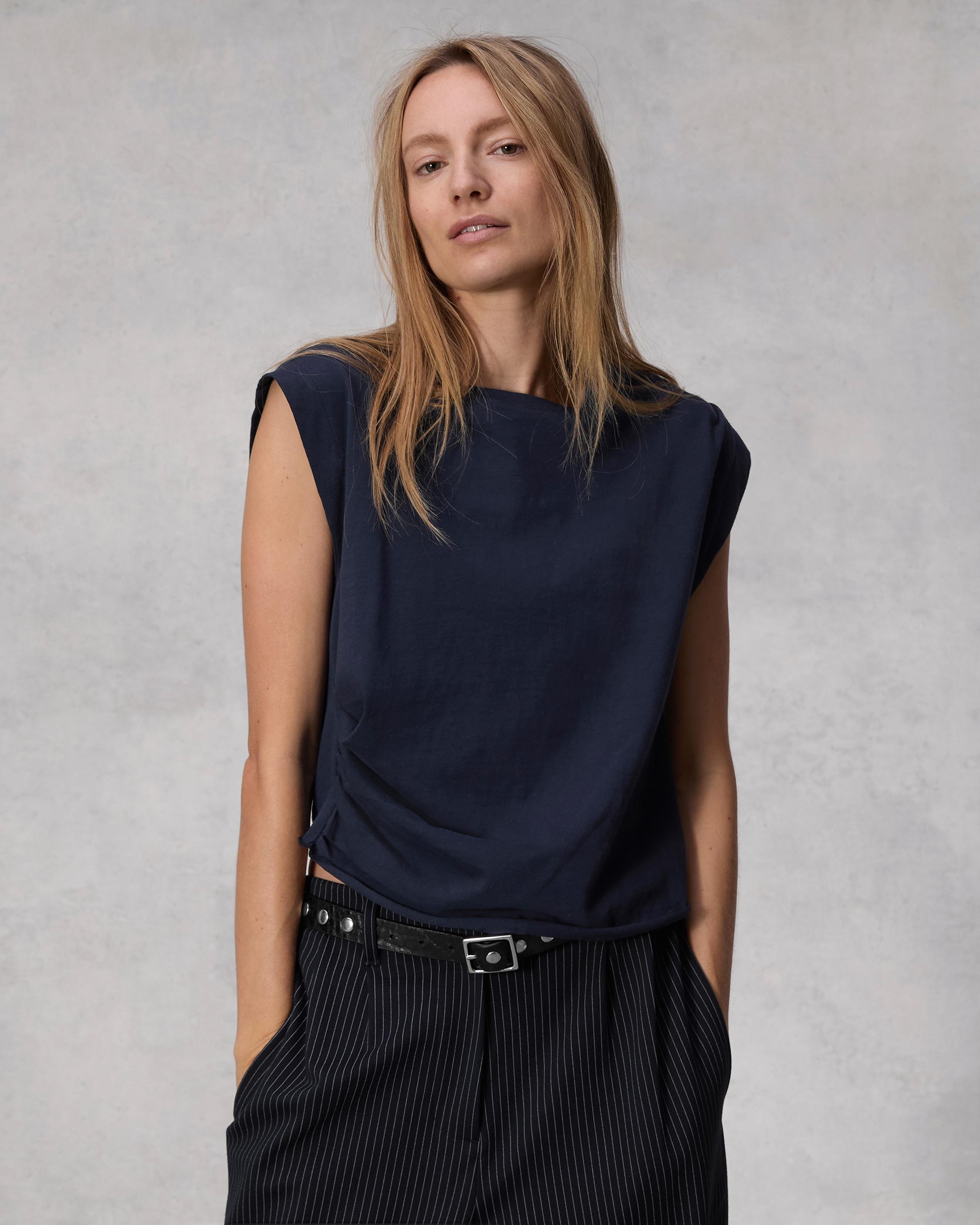 Mica Cropped Tank
Cotton T-Shirt - 2