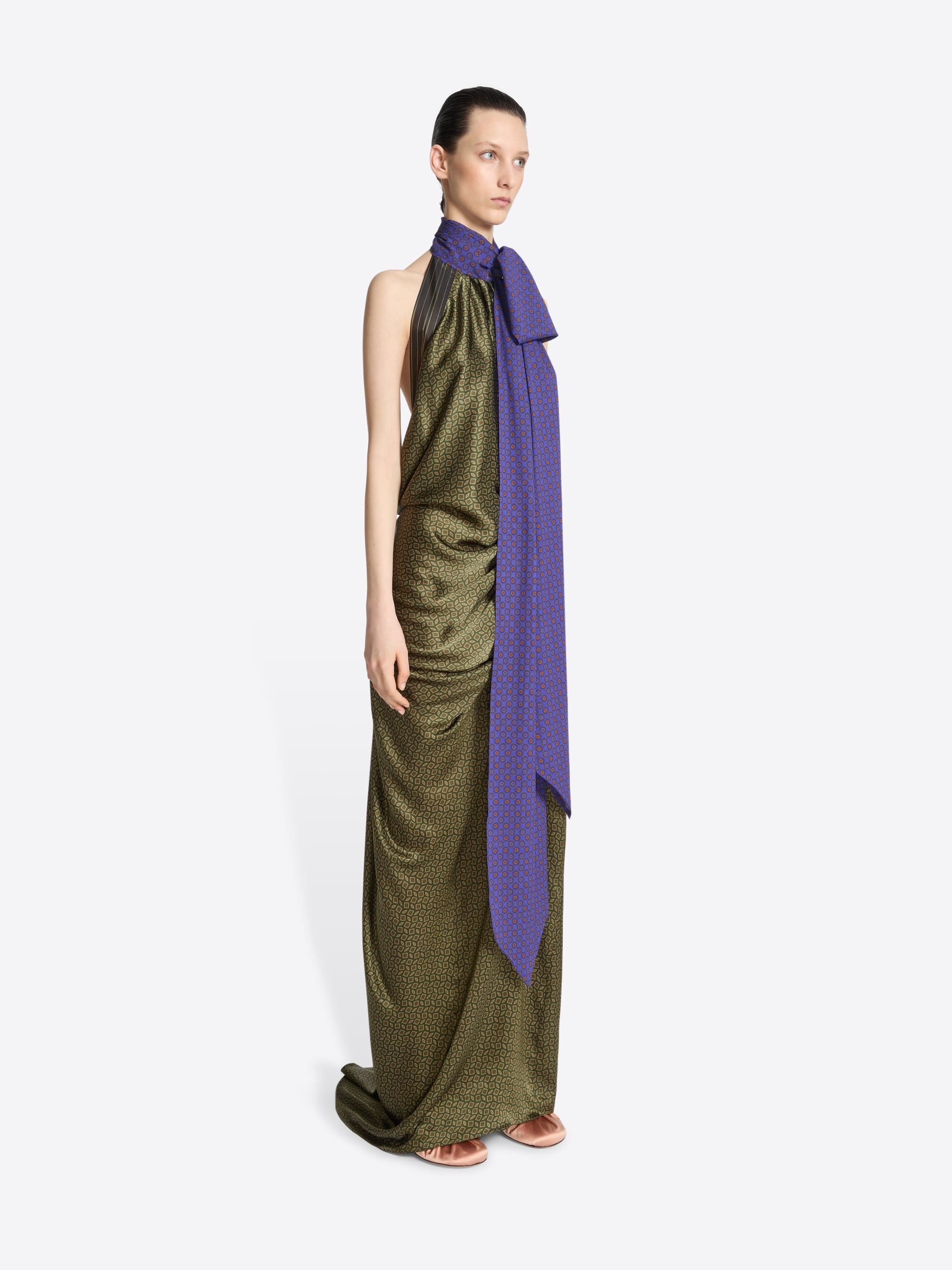 SILK EVENING DRESS - 3
