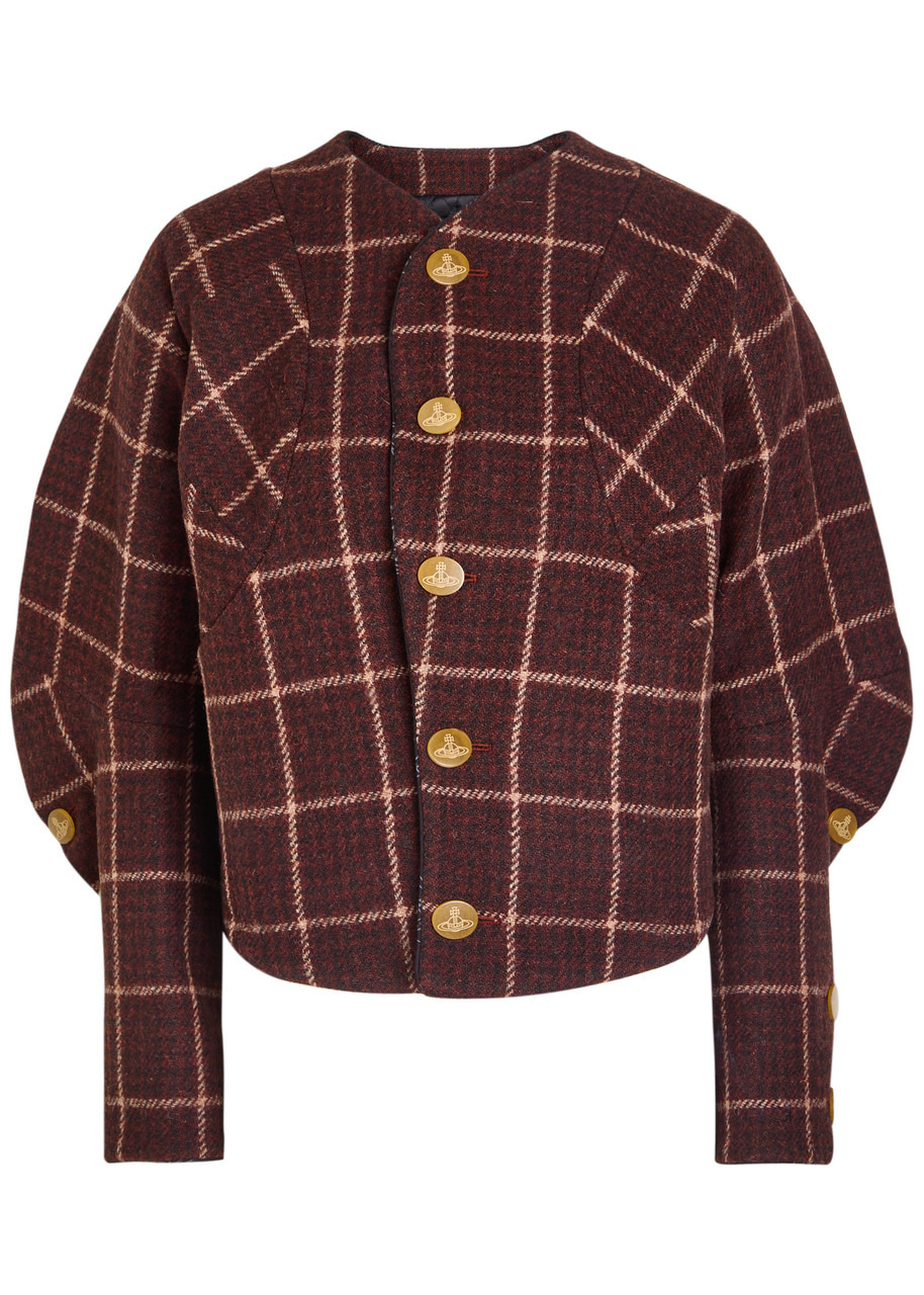 Vivienne Westwood Pourpoint Checked Wool Jacket - 1