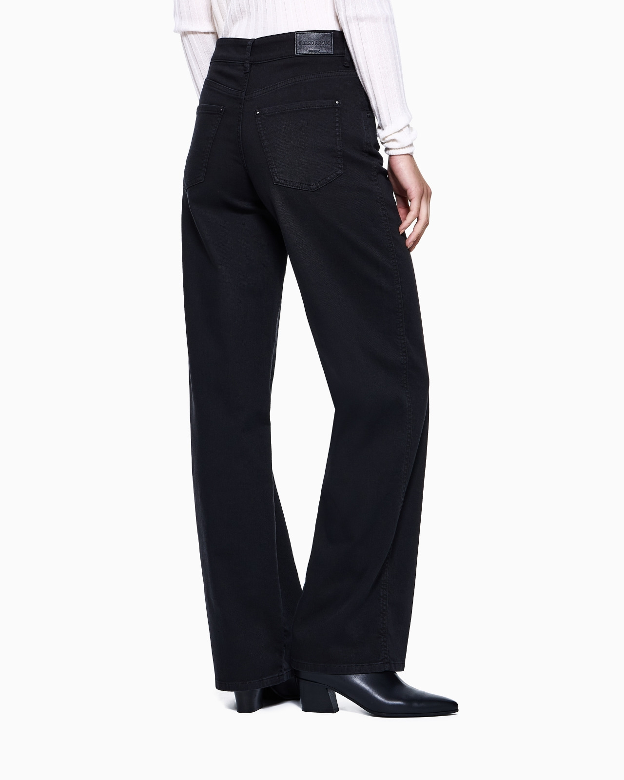 STRETCH-COTTON DENIM TROUSERS - 3