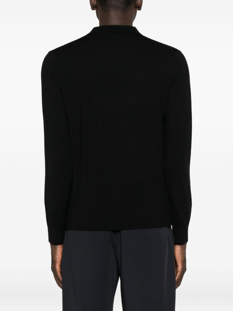 polo-neck long-sleeve sweater 4