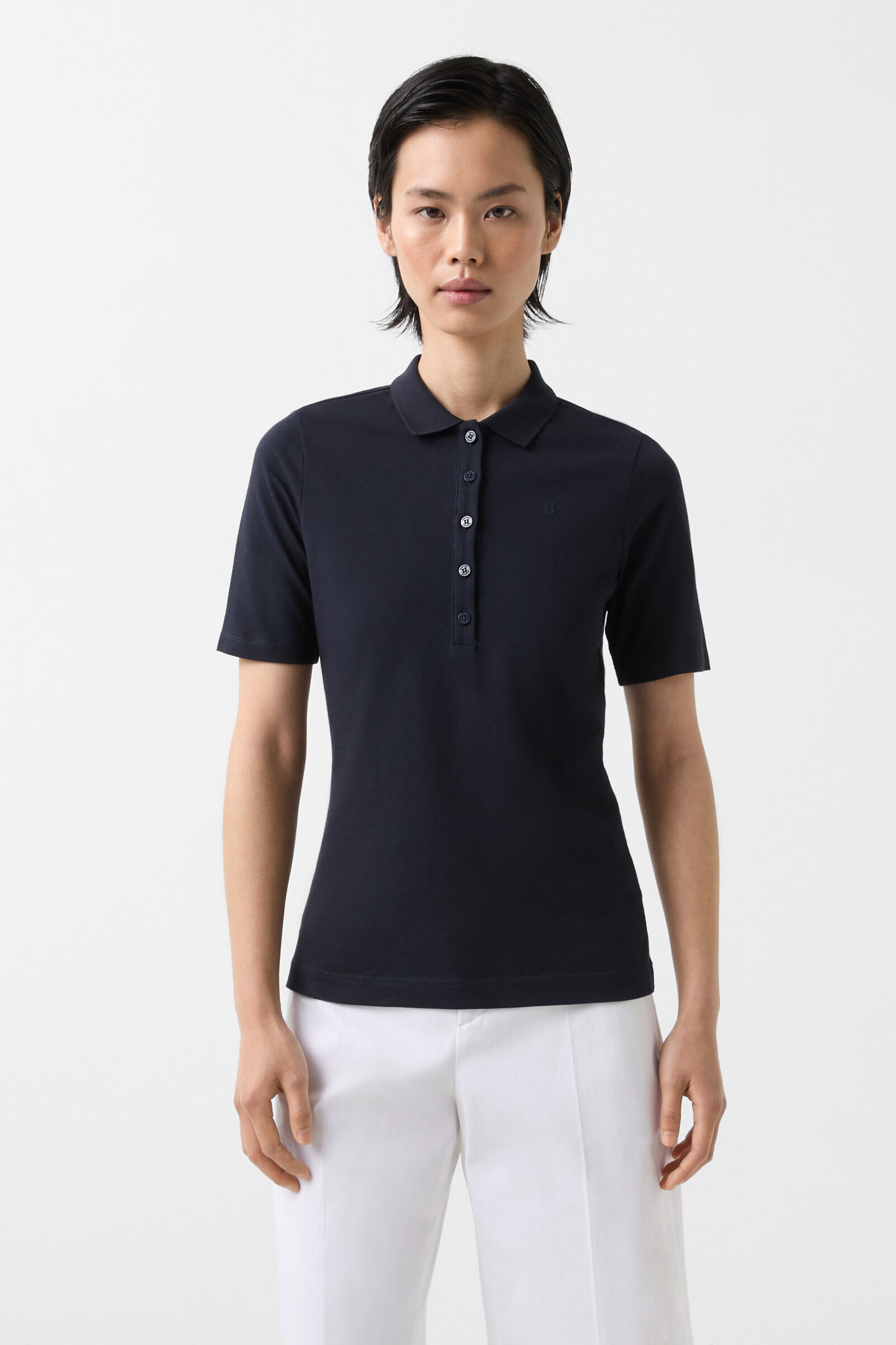 Malika polo shirt in Navy blue - 2
