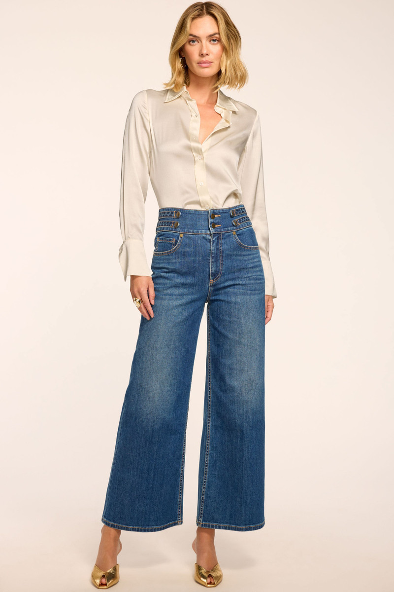 RAMY BROOK Liv Cropped Wide Leg Jean outlook
