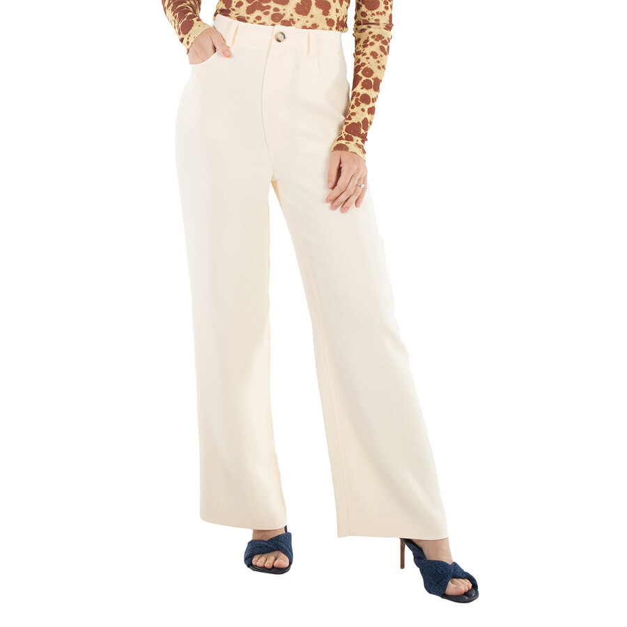 Nanushka Ladies Josine Boucle Crepe Baggy Pants - 3