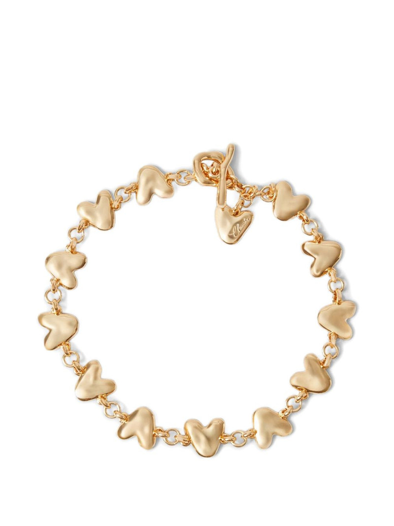 Hammered Heart chain necklace 1