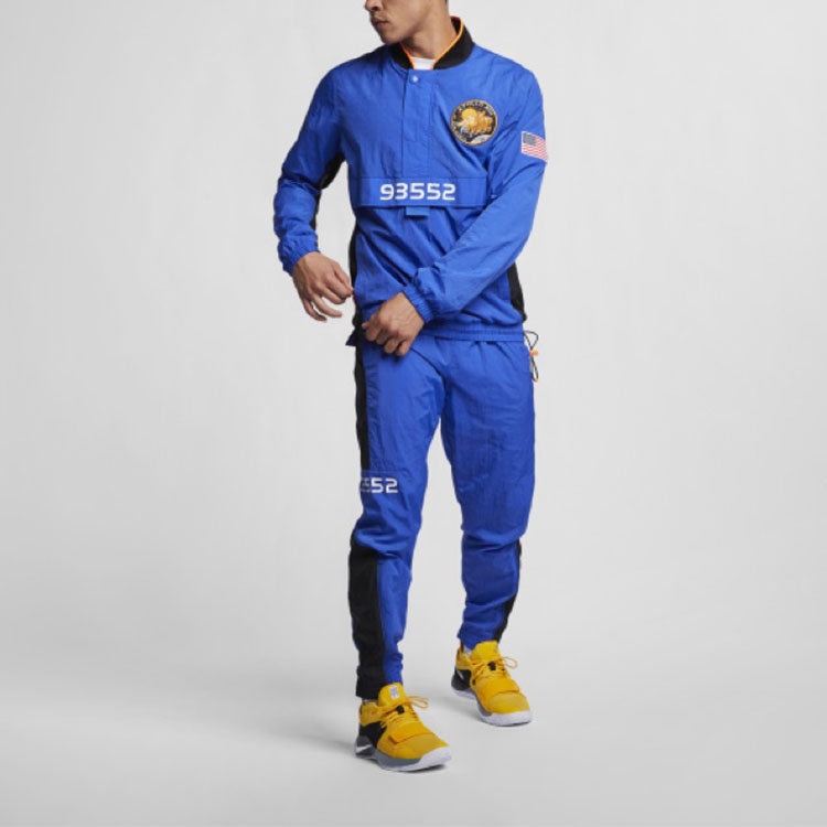 Nike M NK Tracksuit NASA Athleisure Casual Sports Suit Blue CI6891-480 - 3