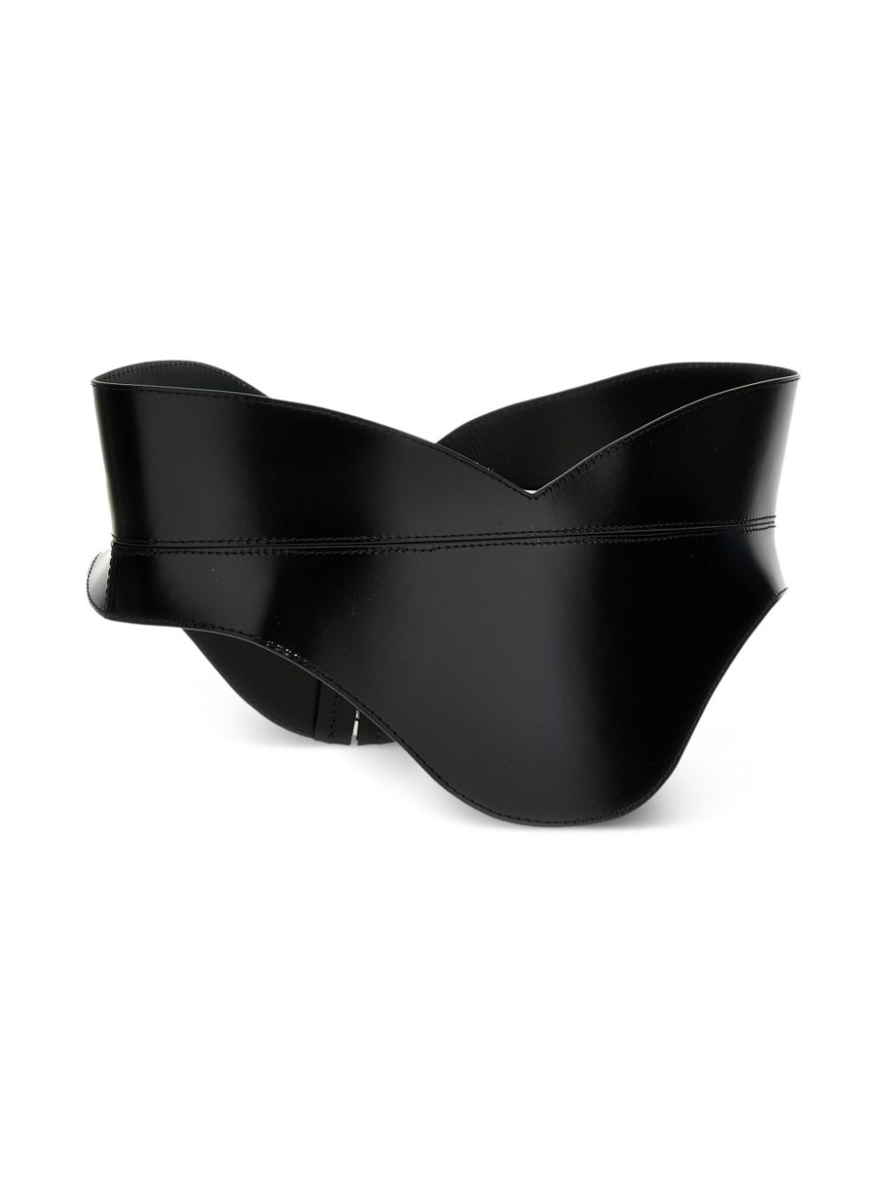 calf-leather zip-fastening belt - 3