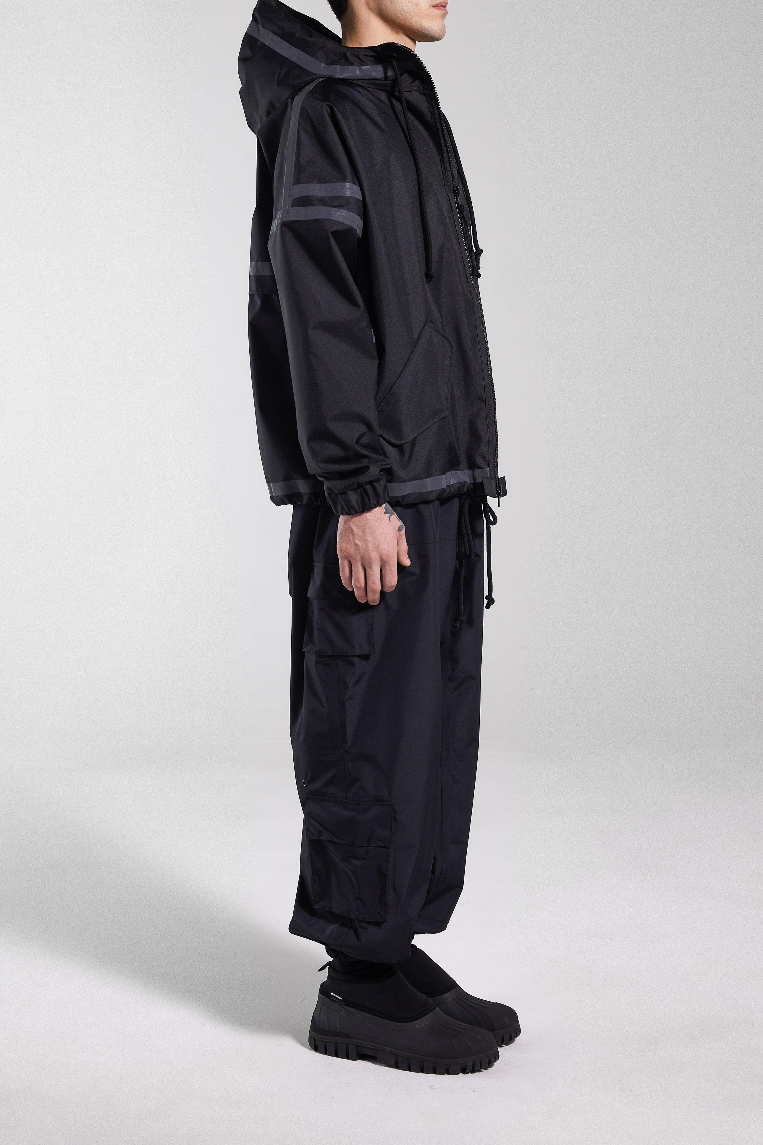 Stutterheim Forsa Full Zip Hooded Jacket in Black at Nordstrom - 9