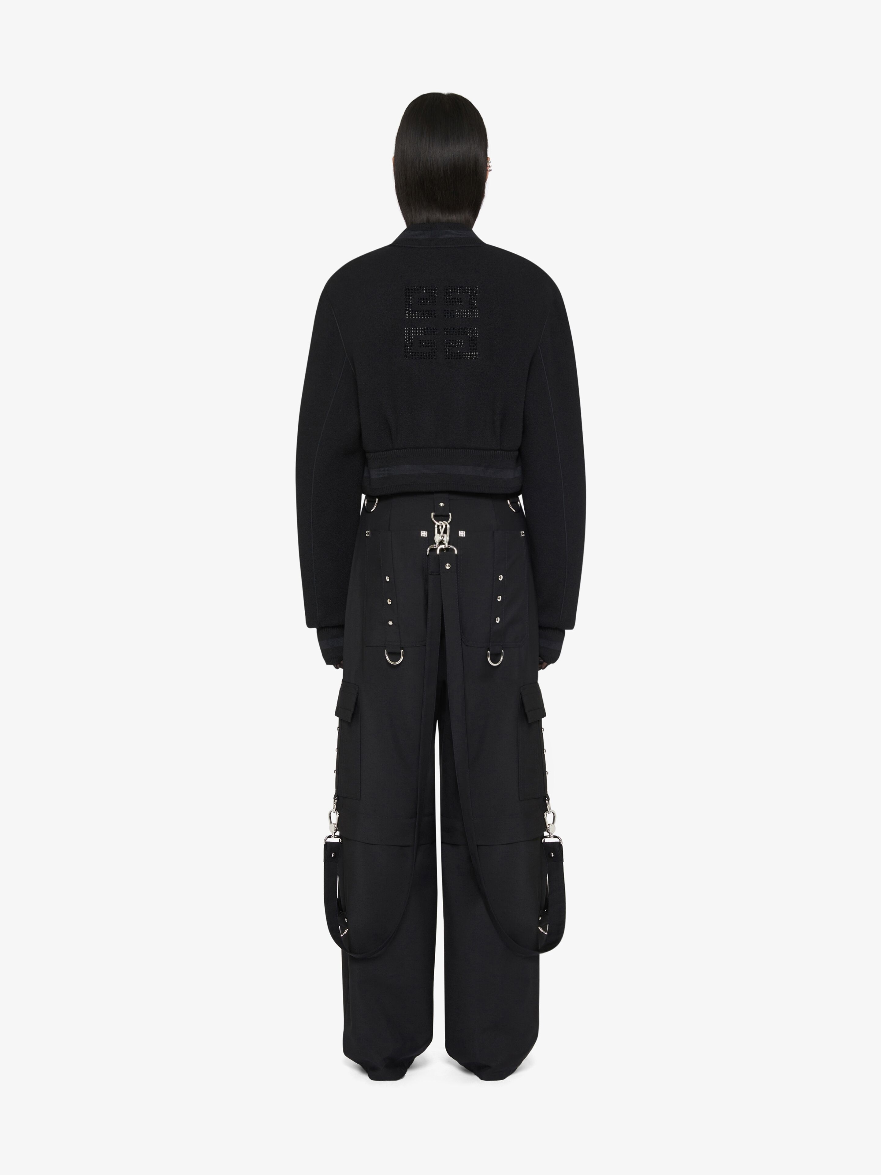 TWO IN ONE DETACHABLE PANTS IN WOOL AND MOHAIR - 4