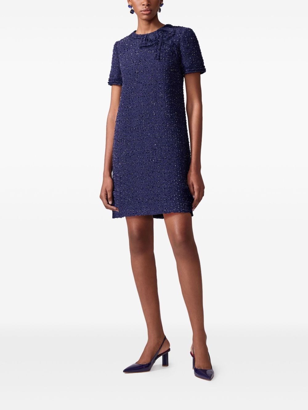 tweed midi dress - 2