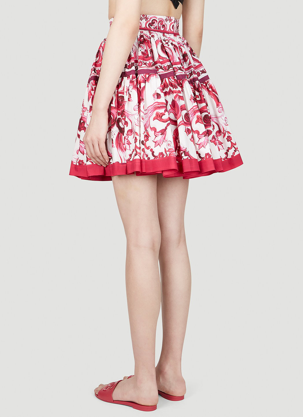 Dolce & Gabbana Women Majolica Print Skirt - 4