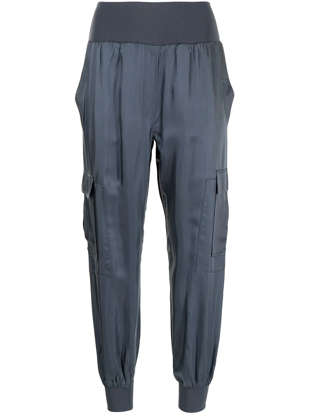tapered cargo cotton trousers - 1