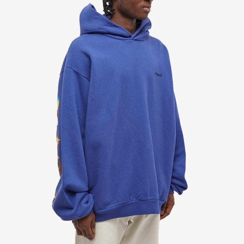 Marni Marni Brushed Back Logo Hoody outlook