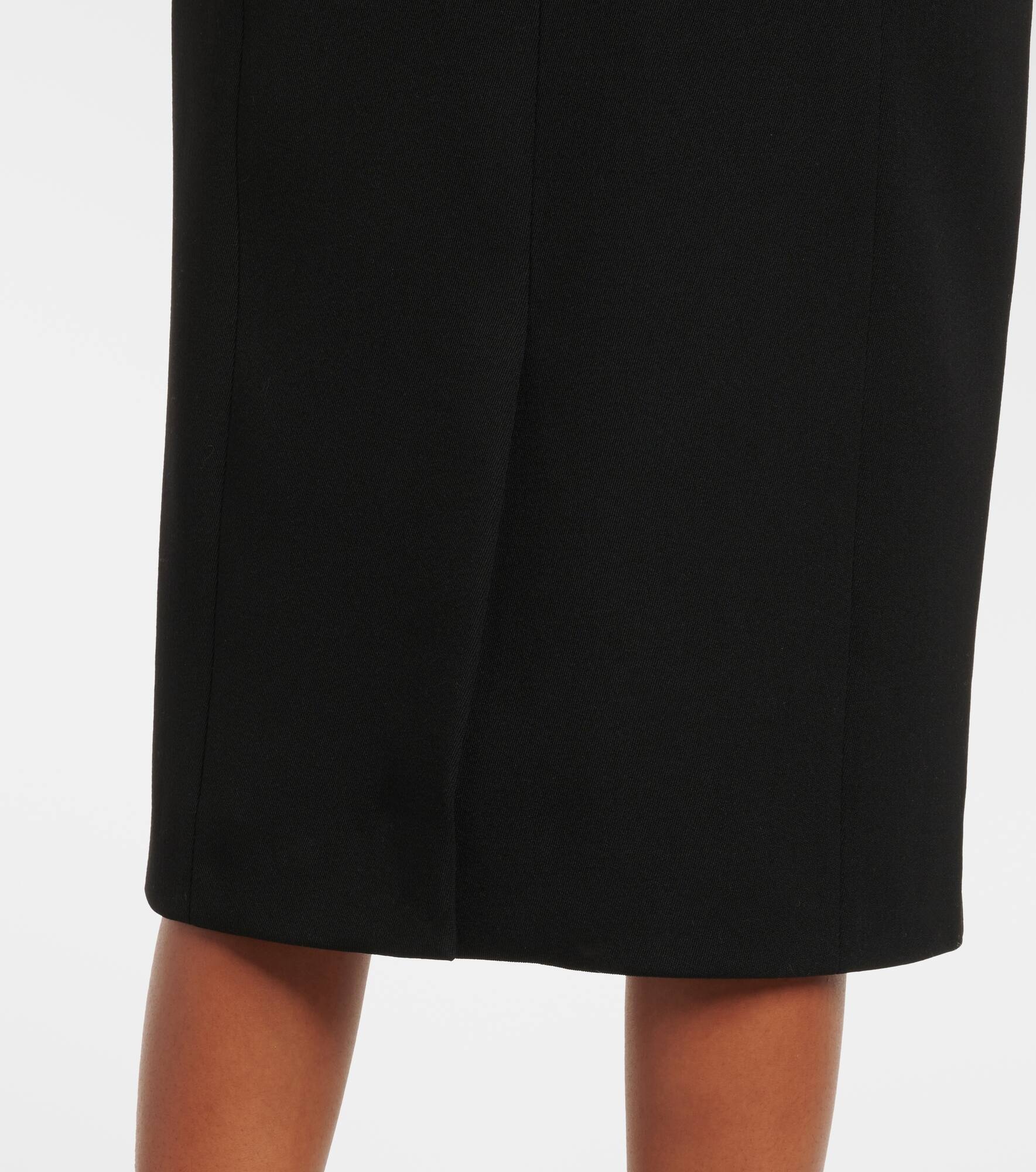 Hourglass wool midi skirt - 5