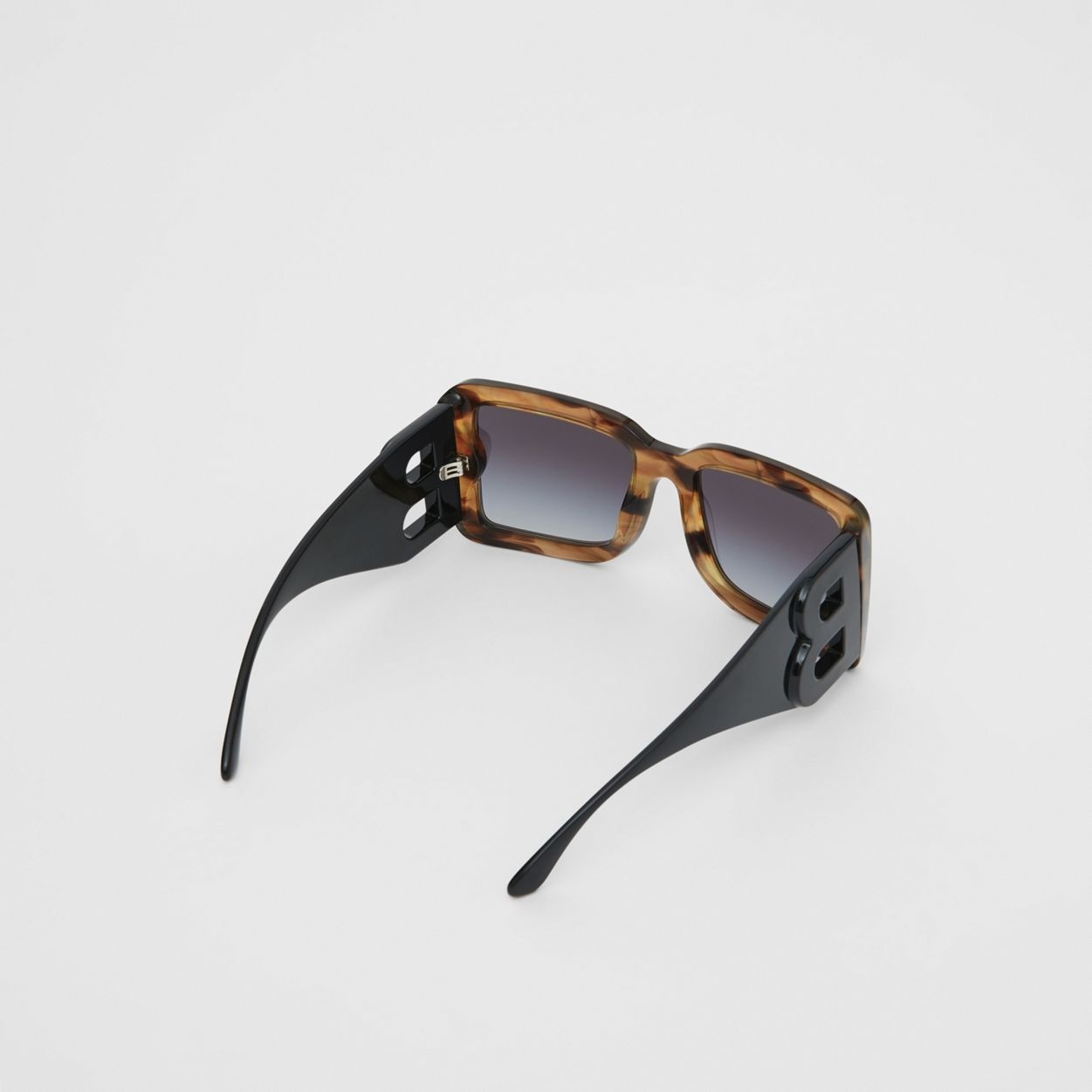 B Motif Square Frame Sunglasses - 5