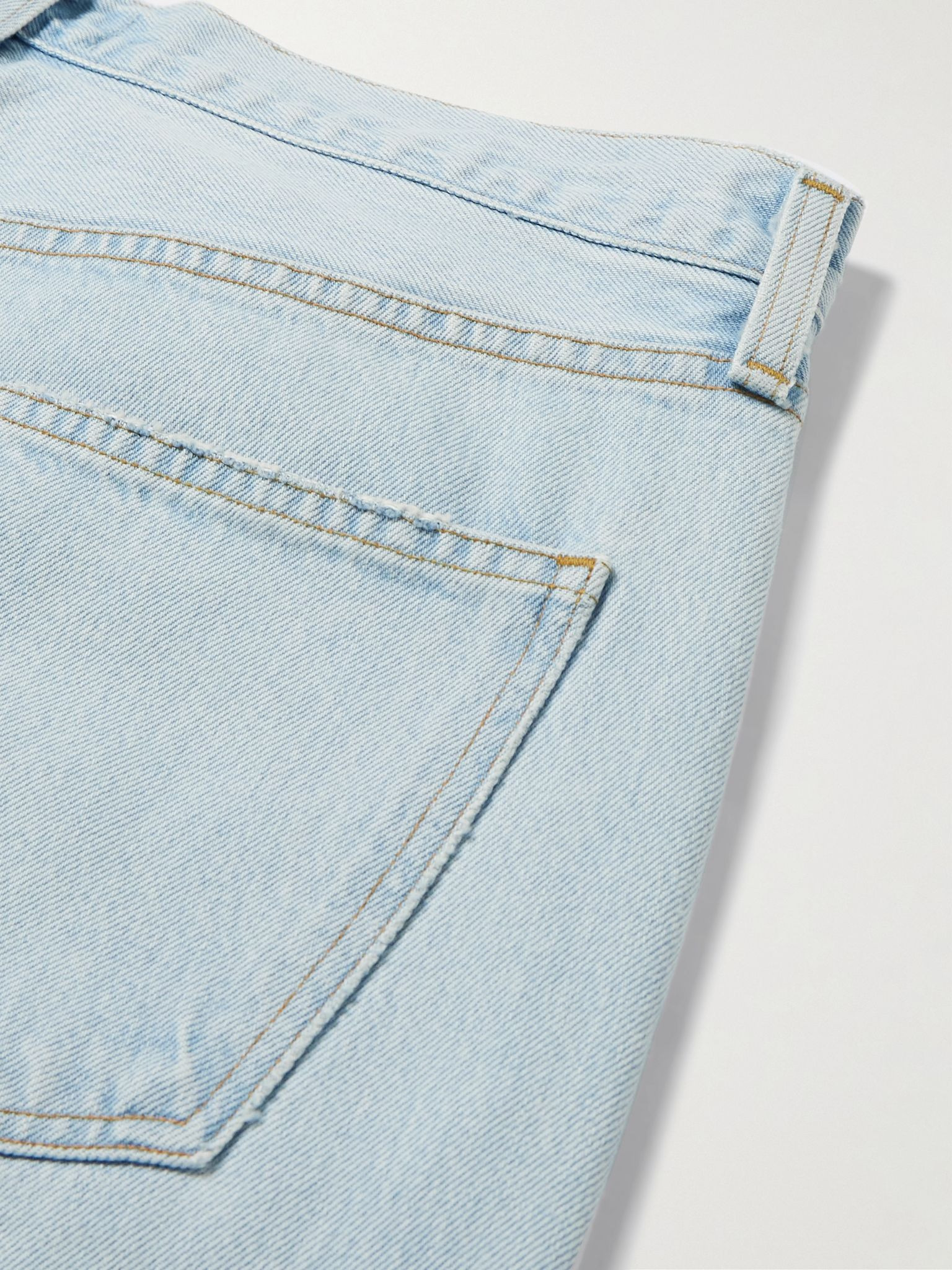 90's Straight-Leg Jeans Blue - 5