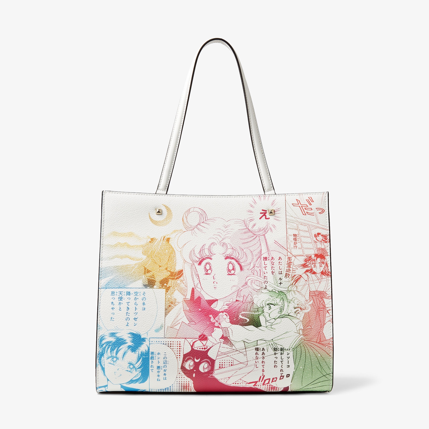 Sailor Guardians Varenne Tote
Rainbow Manga Printed PU Leather Tote Bag - 6