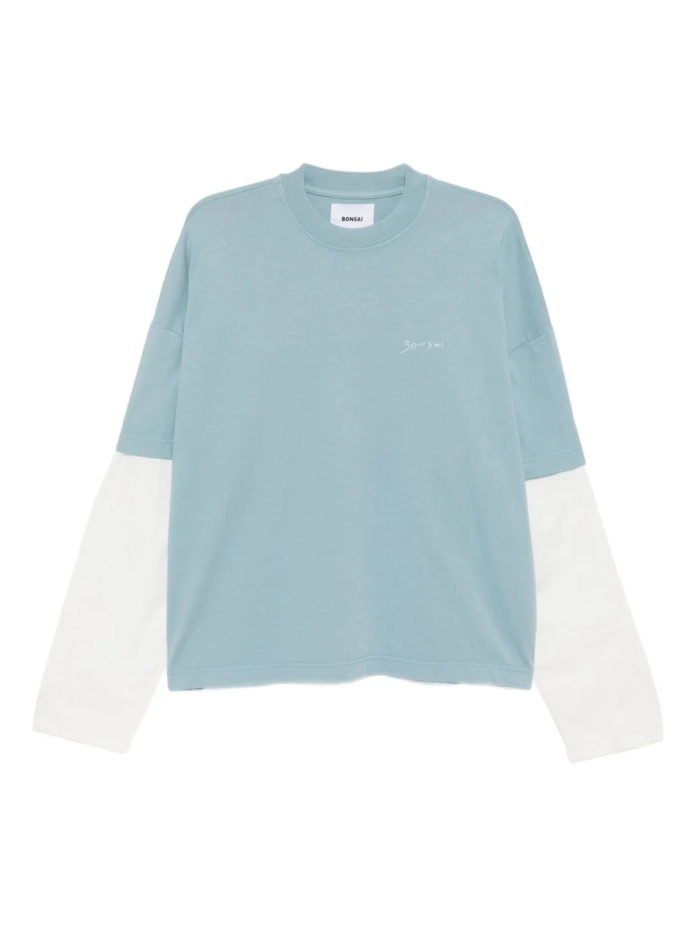 logo-embroidered T-shirt - 1