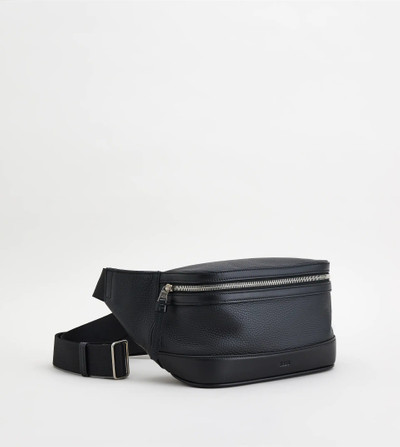 Tod's LEATHER BELT BAG SMALL - BLACK outlook