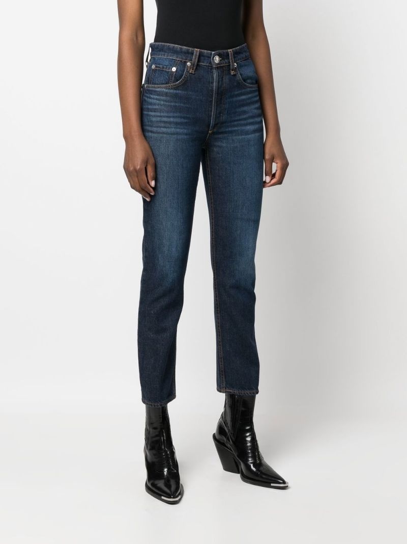 Nina high-waist slim-cut jeans - 4