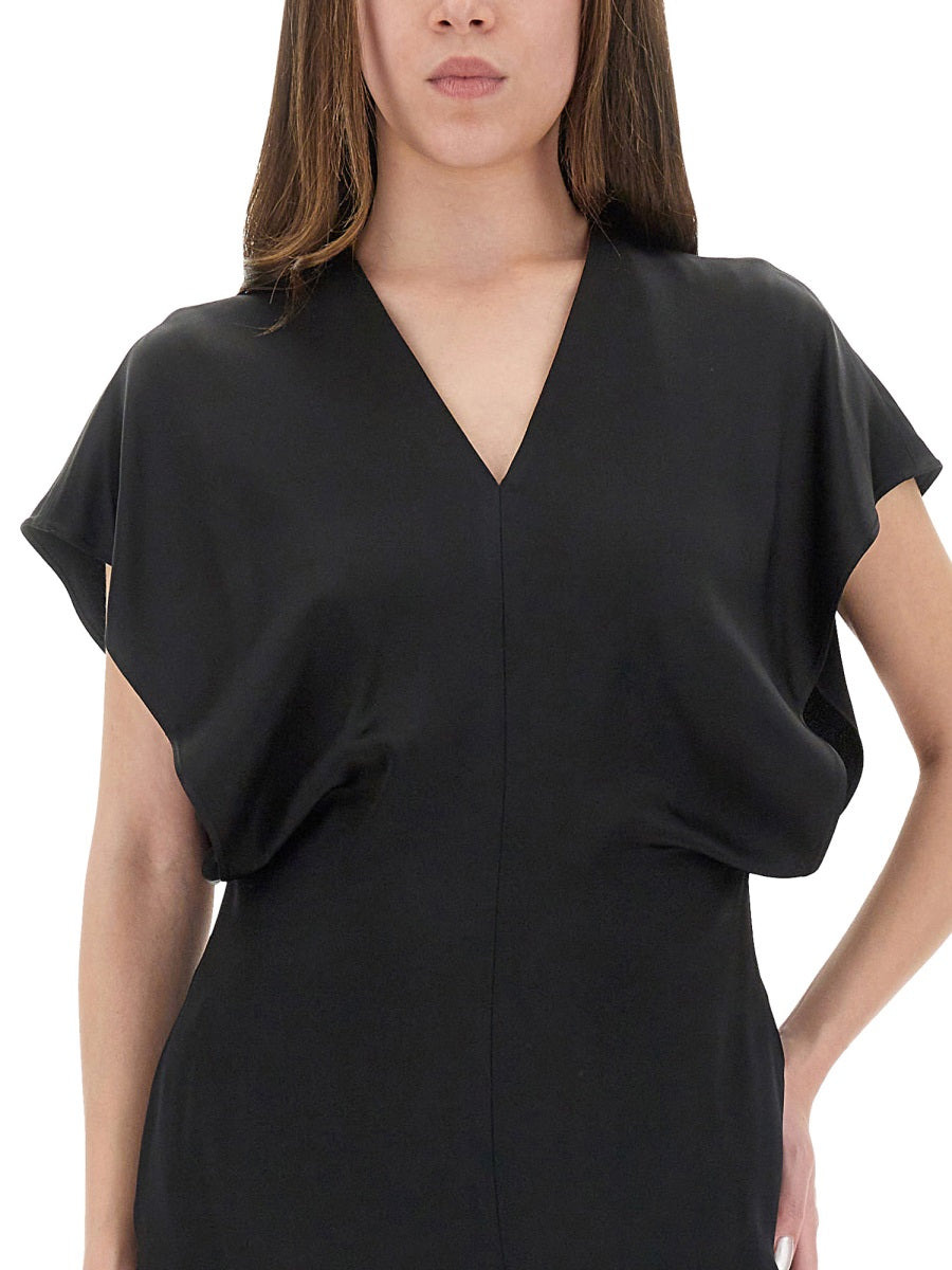 Stella Mccartney Women Midi Dress With Wing Sleeves - 4
